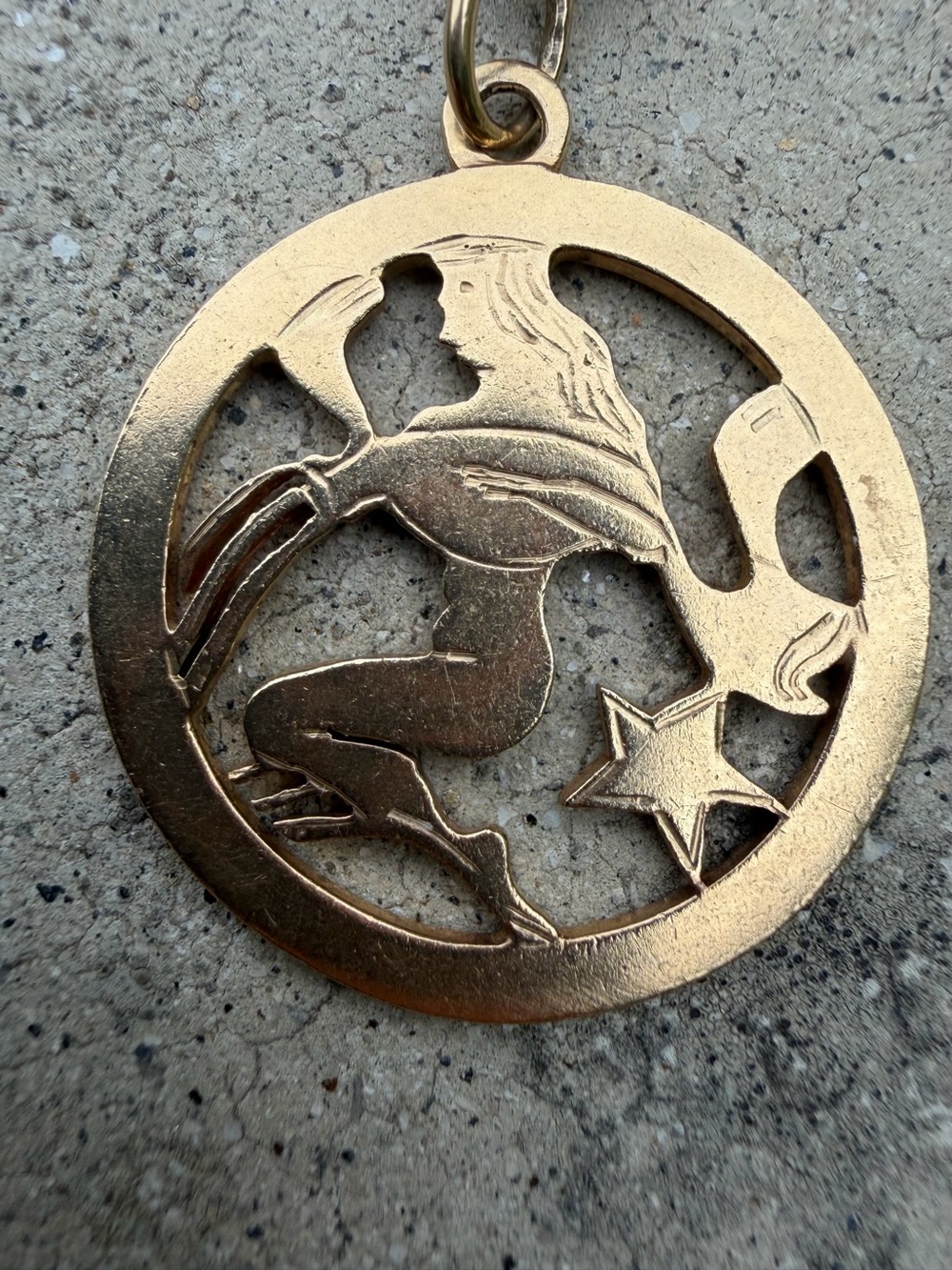 Vintage, large, Aquaris pendant